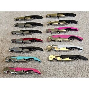14pc Premium Waiter's Corkscrew Lot Coutale Pulltex Houdini Rabbit Two Step HYZ